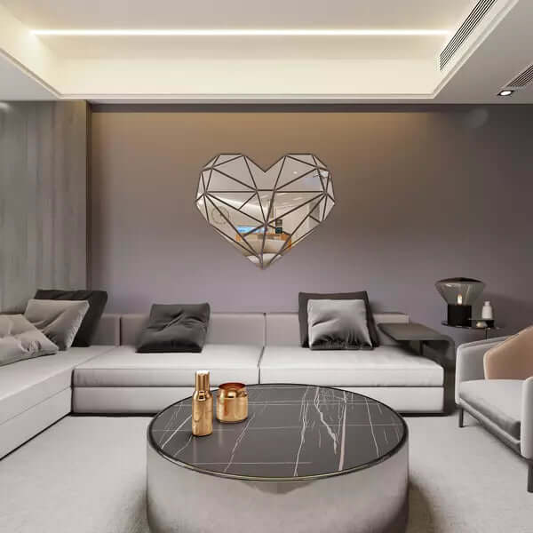 Heart Mirror | Wall Stickers